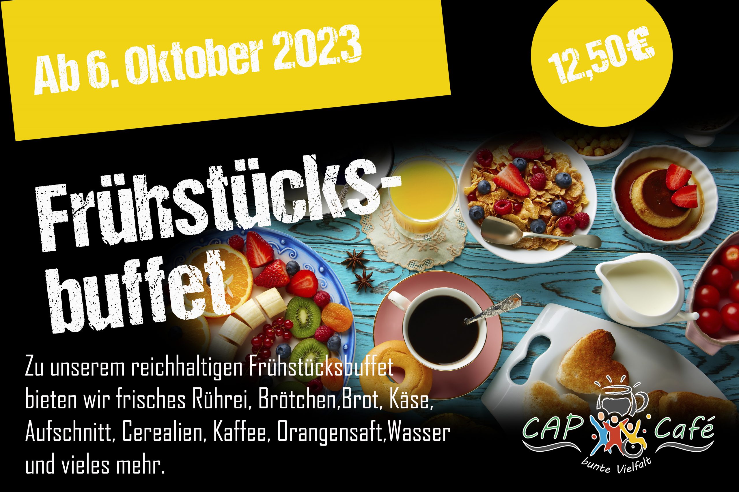 Featured image for “NEU: Frühstücksbuffet im CAP-Café”