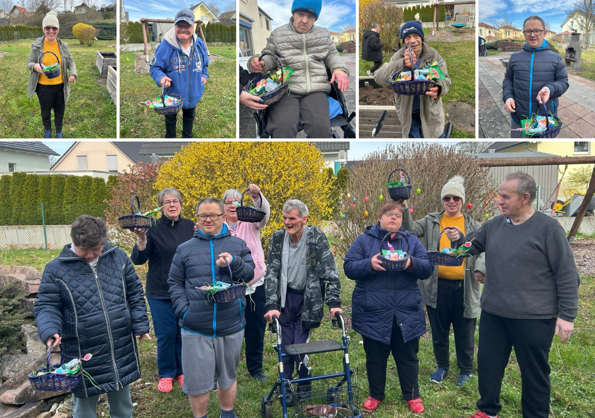 Osternestersuche im Wohnheim Barbarastraße