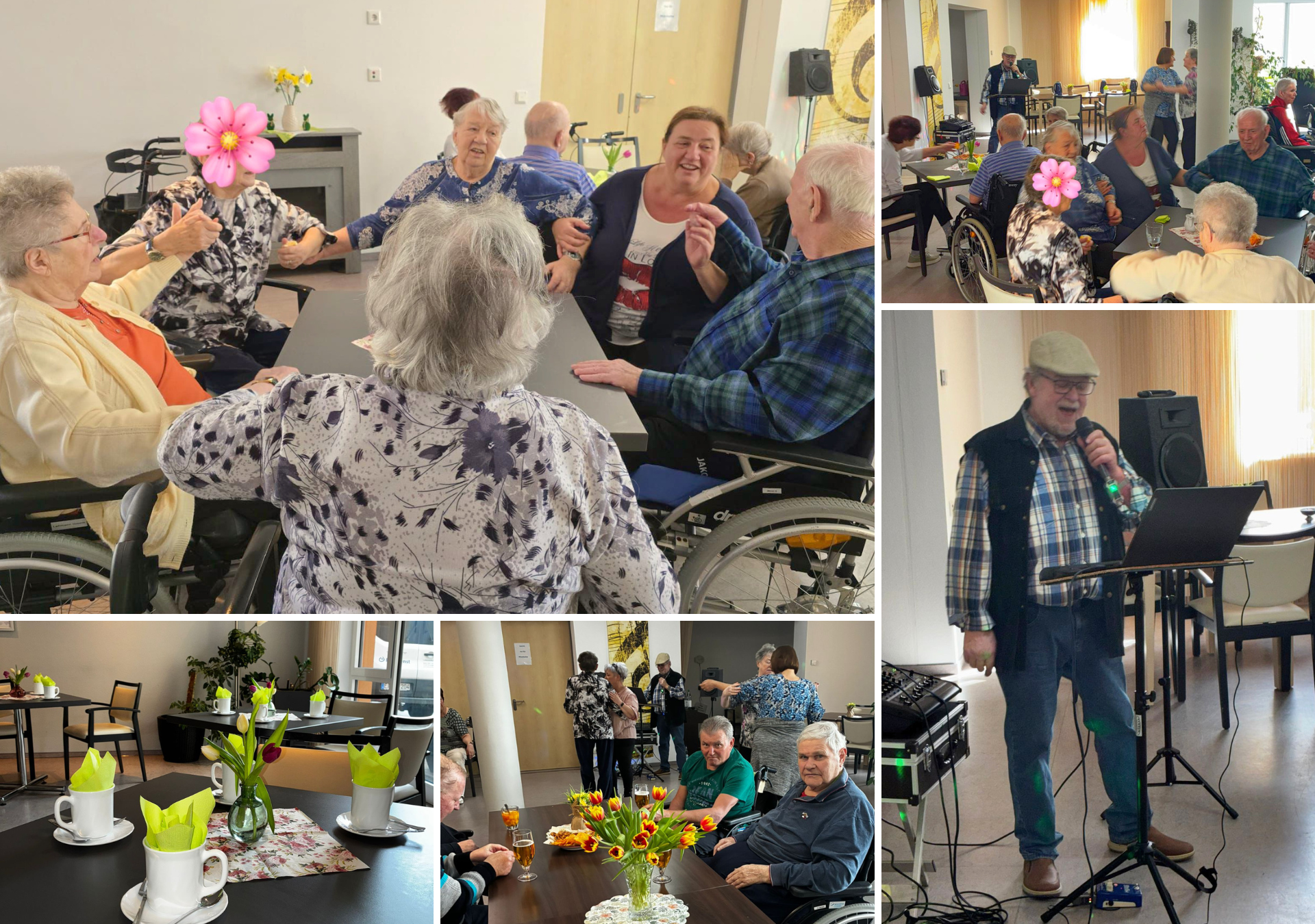Fotocollage Tanzcafé im Haus LebensWert