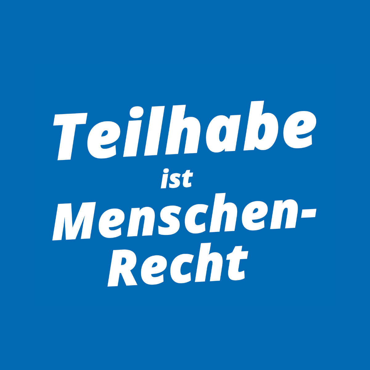 Featured image for “Teilhabe ist ein Menschenrecht – geplante Kürzungen gefährden viele Menschen”